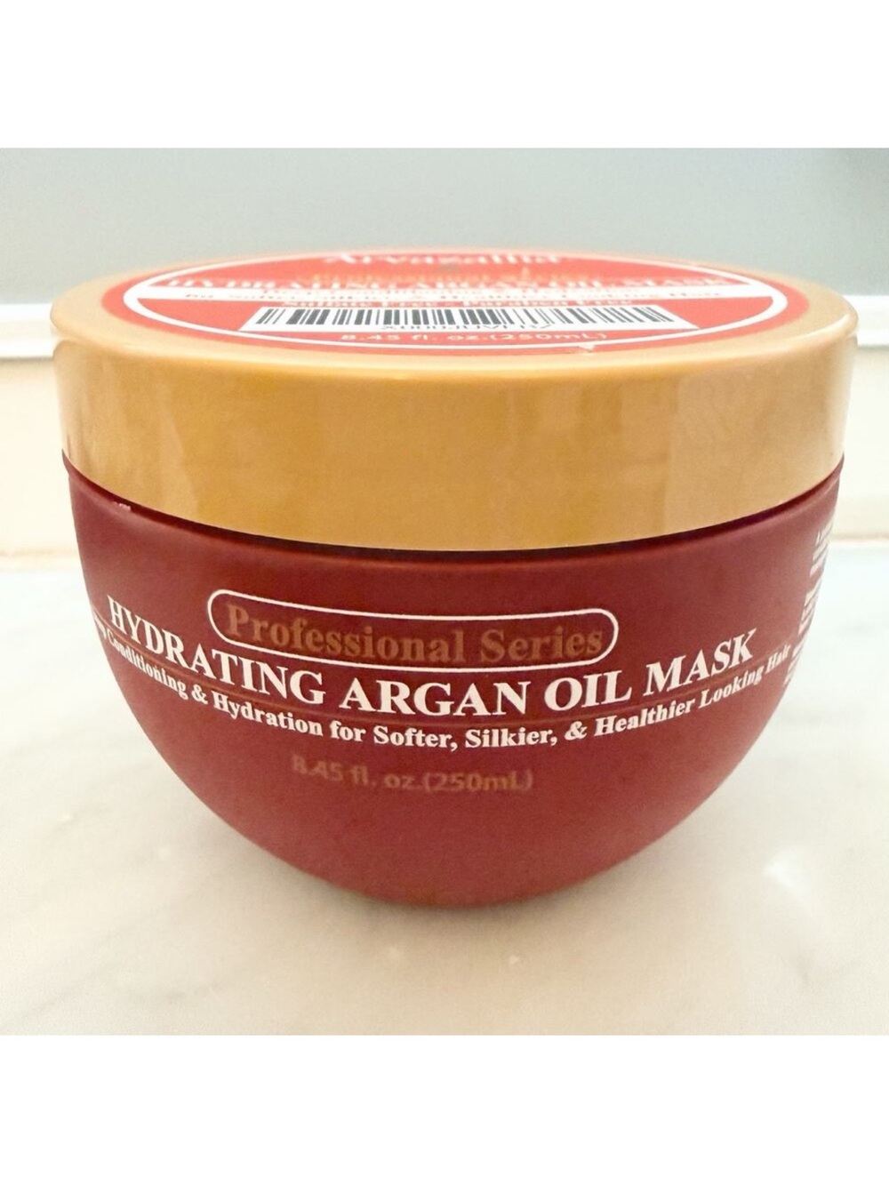 Arvazallia Hydrating Argan Oil Hair Mask Deep Conditioner 8.45 Ounce Jar